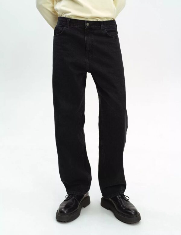 Relaxed Fit Jeans Grau